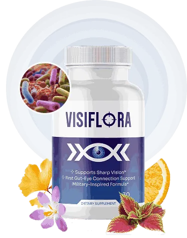 VisiFlora eye health supplement bottle