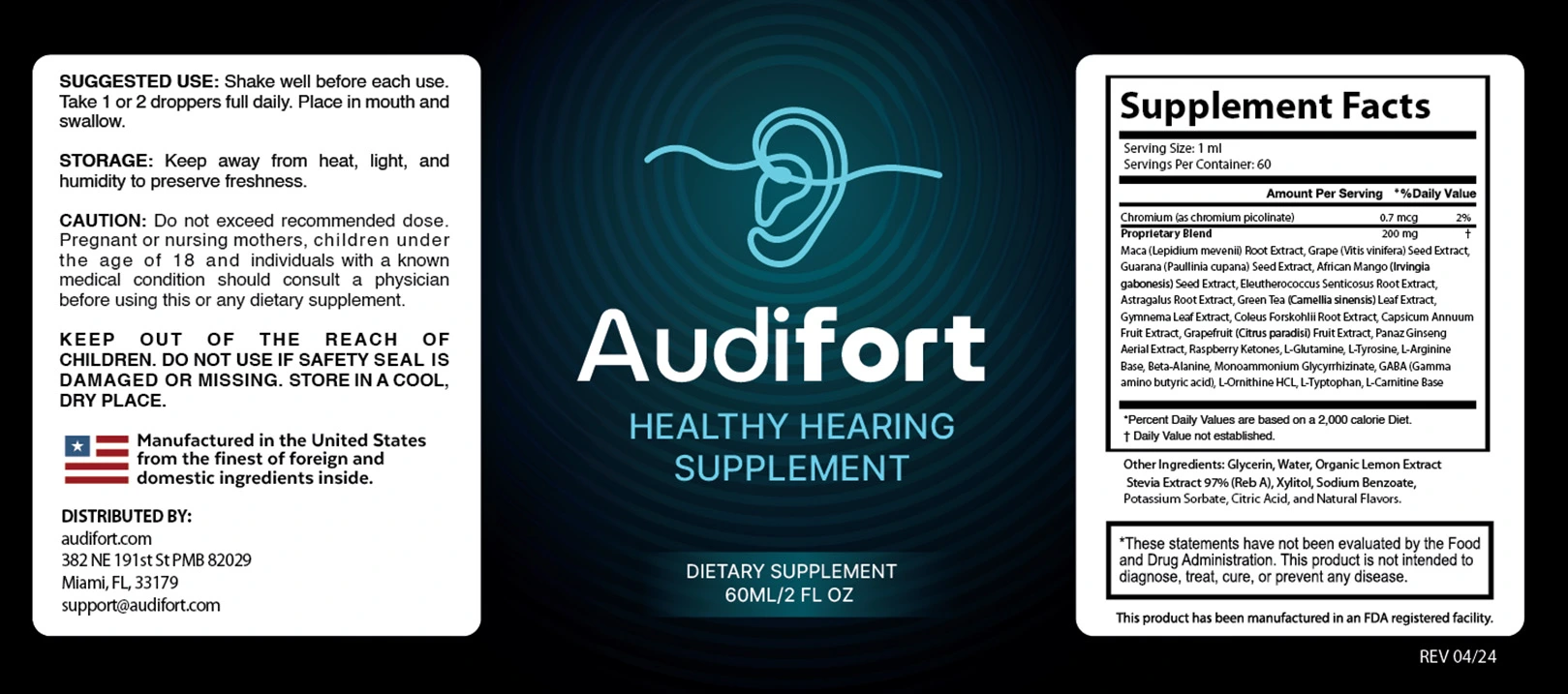 Audifort lebel